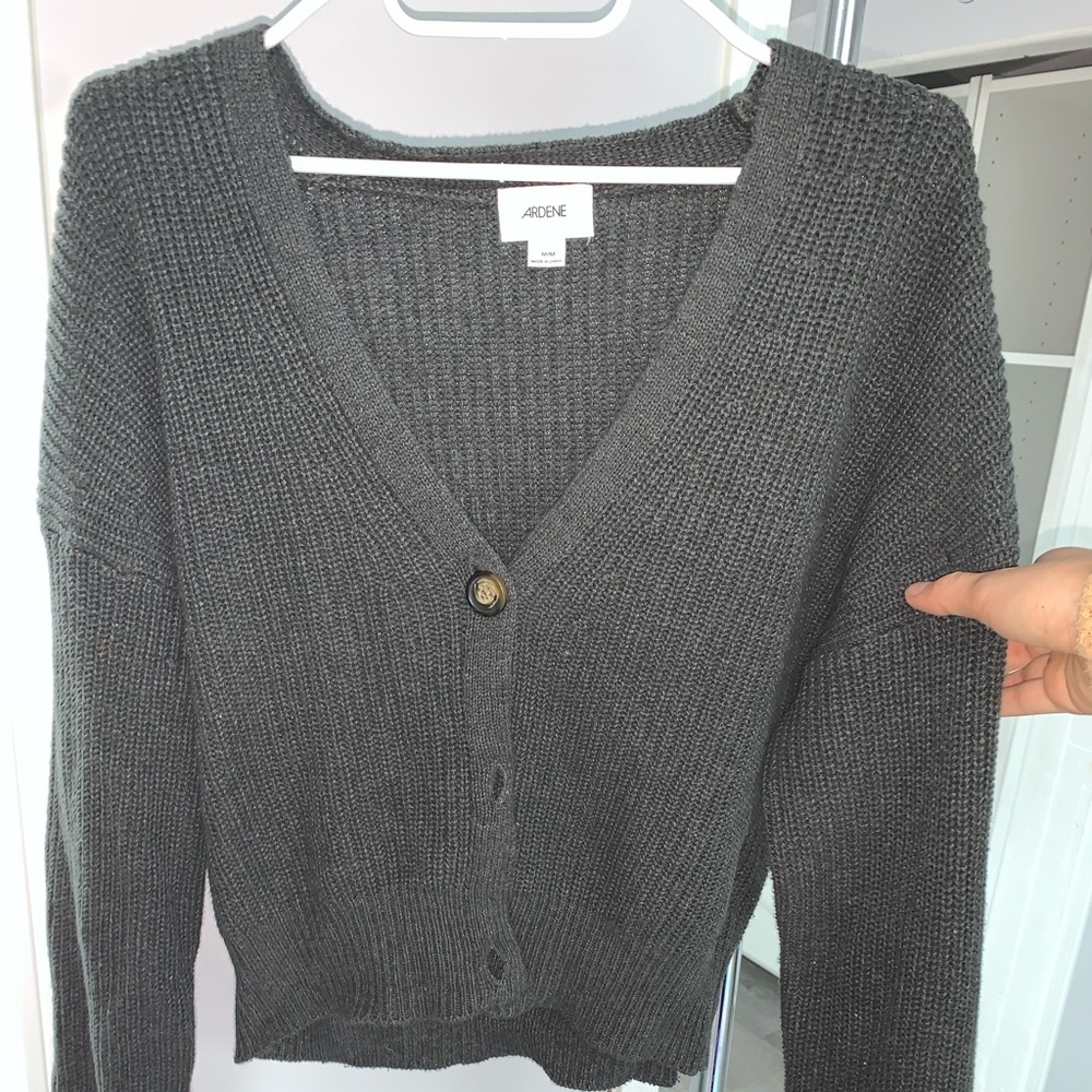Button up sweater